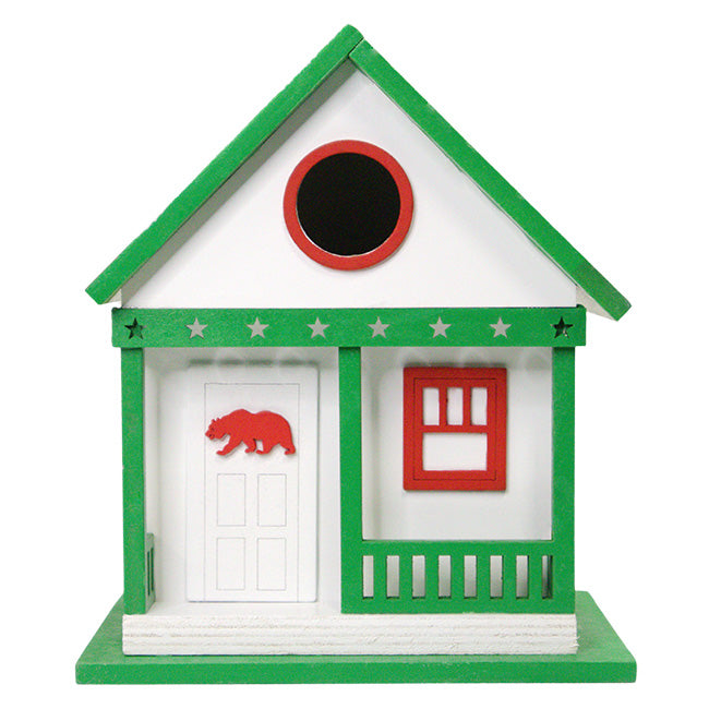 Home Bazaar California State Cottage Bird House