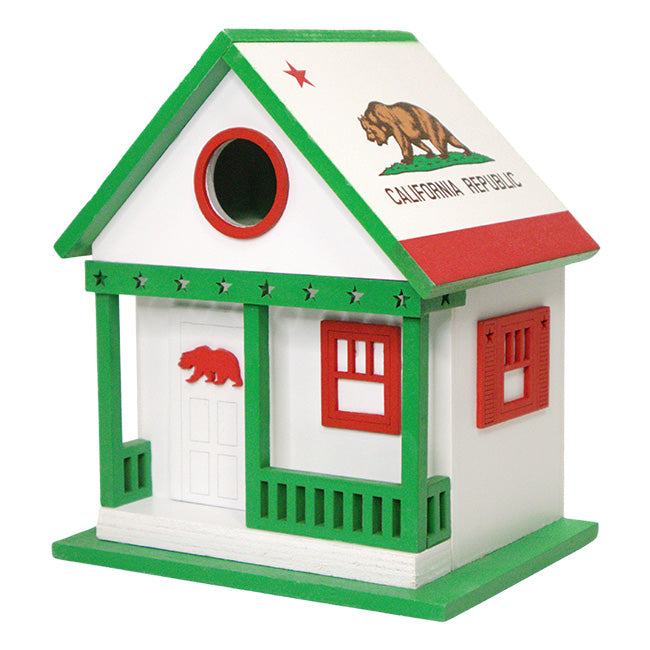 Home Bazaar California State Cottage Bird House