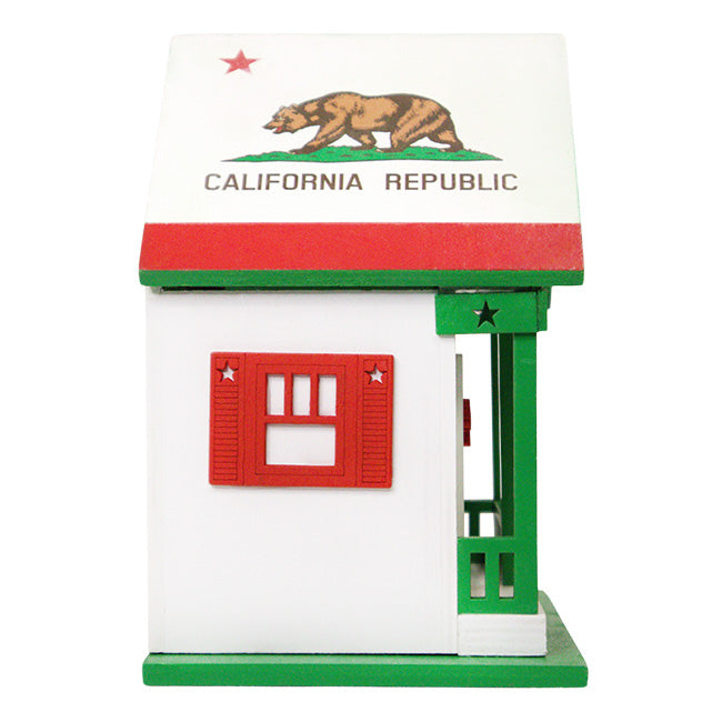 Home Bazaar California State Cottage Bird House