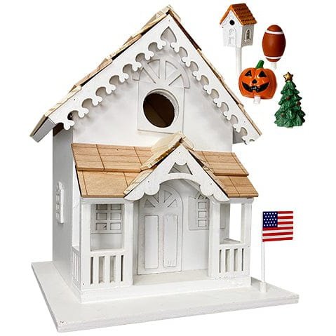 Home Bazaar Season's Tweetings Bird House