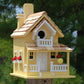 Home Bazaar Backyard Bird Cottage, Yellow