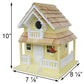 Home Bazaar Backyard Bird Cottage, Yellow