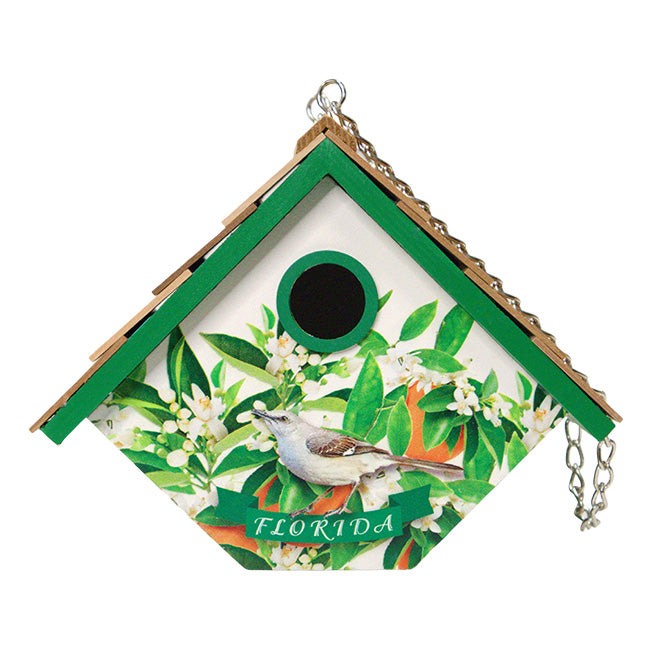 Home Bazaar Wren House for Florida, Orange Blossom Print