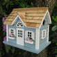 Home Bazaar Nantucket Cottage Bird House, Blue