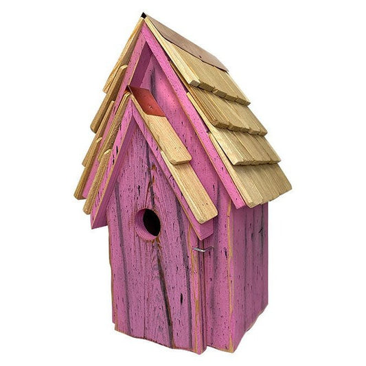 Heartwood Bluebird Bright Bird House, Pink