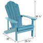Nestera Adirondack Chair, Blue