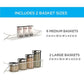 Grayline by Panacea Adjustable Back-of-the-Door Organizer