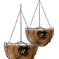 Panacea Bee-Conscious Hanging Baskets, 14" dia., Pack of 2