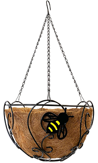 Panacea Bee-Conscious Hanging Baskets, 14" dia., Pack of 2