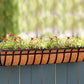 Panacea Flat Iron Series Planter Boxes, Black, 48"L, 4 Pack