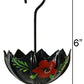 Parasol Botanica Ant Moats, Black, Red Hibiscus, Pack of 2