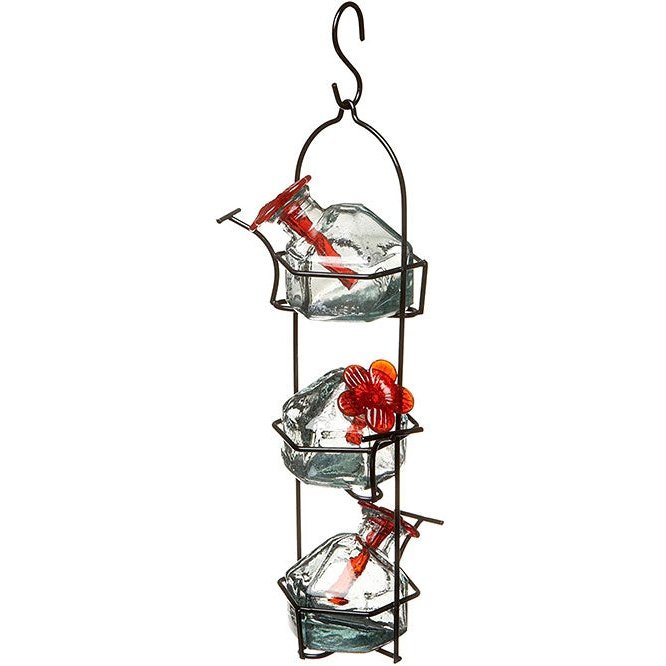 Parasol Lunch Pail Hummingbird Feeder, Clear, 10.5 oz.