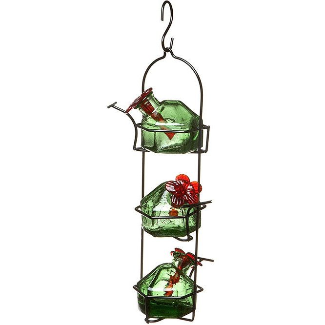 Parasol Lunch Pail Hummingbird Feeder, Green, 10.5 oz.