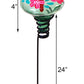 Mini-Blossom Botanica Staked Hummingbird Feeder, Green, 4 oz
