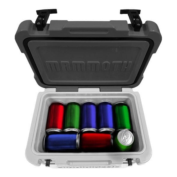 Mammoth Cruiser Cooler, Light & Dark Gray, 17 Quarts