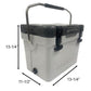 Mammoth Cruiser Cooler, Light & Dark Gray, 17 Quarts