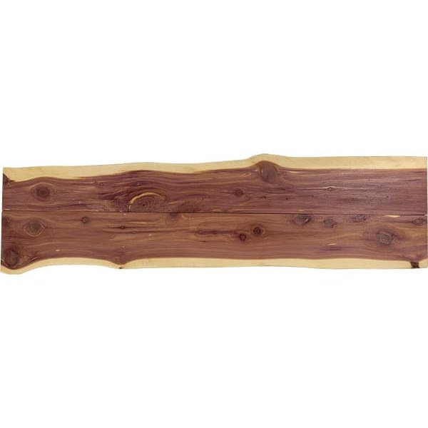 Cedar Live Edge Bench and Legs, 46"L, by Prime Retreat