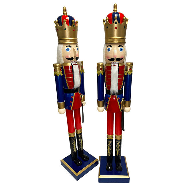 Two GIANT Nutcracker King Statues by Prime Retreat