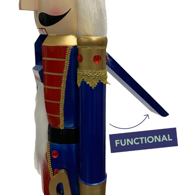 Two GIANT Nutcracker King Statues by Prime Retreat