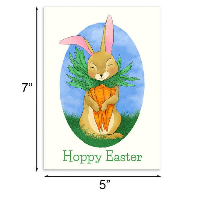 "Hoppy Easter" Greeting Card by Prime Retreat