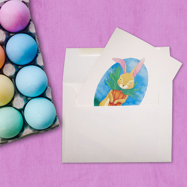 "Hoppy Easter" Greeting Card by Prime Retreat