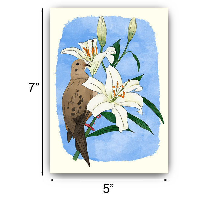 Morning Dove Condolence Card by Prime Retreat