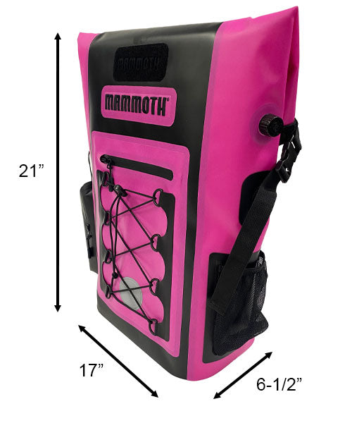 Mammoth Backpack Cooler, Pink & Black, by Prime Retreat