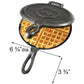 Rome Cast Iron Old Fashioned Waffle Iron