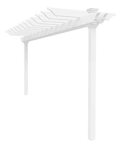 New England Arbors Hammock Stand, White, 94.75"H