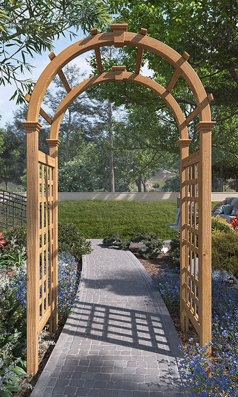 Eden Rosewood Arbor, 88.75"H