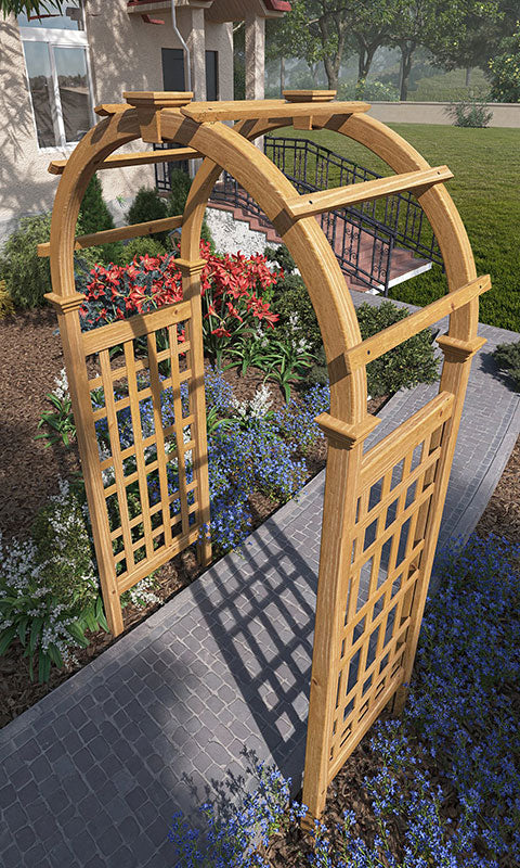 Eden Rosewood Arbor, 88.75"H