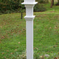 Plantation Bird House & Decorative Mounting Post, Cobalt