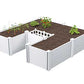 Vita Gardens Keyhole Garden Bed w/Easy Access, 6'L x 6'W