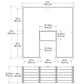 Vita Gardens Keyhole Garden Bed w/Easy Access, 6'L x 6'W