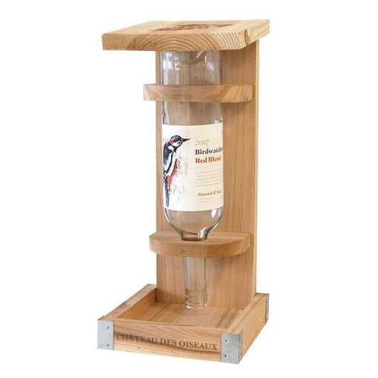 Woodlink Novelty Wine Bottle Bird Feeder, Cedar