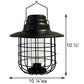 Woodlink Modern Farmhouse Caged Bird Feeder & Solar Light