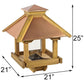 Woodlink Large Coppertop Gazebo Bird Feeder
