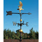 Whitehall Full-Bodied Eagle Weathervane, Gold-Bronze